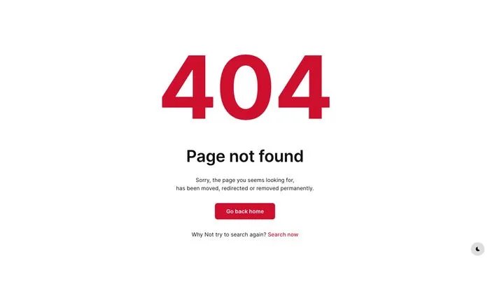 404 page