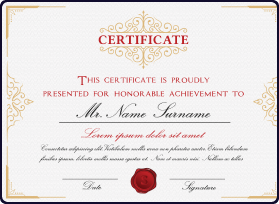 Certificate Image